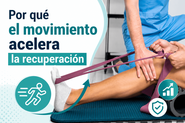 El movimiento acelera la recuperación de una lesión